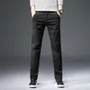 Мужские брюки 3 цвета весна летняя осенняя мода Straight Men Smart повседневные штаны 97% хлопок 3% спандекс мужчина хаки плюс размер 40 230316