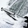 Nuova pala retrattile per la rimozione della neve Pala da neve Pala da ghiaccio Carrello elevatore con pala da neve Helper Forniture per auto invernali Supporto all'ingrosso