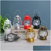 Party Decoration Retro Creative LED Pony Lantern Bar Prop Halloween Decor Christmas Gift Drop Delivery Home Garden Festive Supplies E DHQ0G