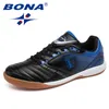 Vestido sapatos de bona estilo típico homem tênis de futebol interno profissional muscle masculino tênis de futebol Ação Couro rápido 230316