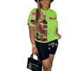 Nuove donne estive che stampano tute Desinger Fashion T-shirt e pantaloncini Pantaloni a due pezzi Set tute da jogging sportive