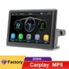 B600W Radio Radio MP5 Odtwarzacz Multimedialny odtwarzacz wideo 7 -calowy przenośny FM AM Radio Carplay Android Auto Mirror Link Bluetooth 5.1 Odwracanie wideo