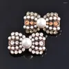 Brosches Leeker Korean Fashion Bow Knot Pearl For Women Cubic Zircon Pin Jewelry 2023 Ankomsttillbehör 197 LK6