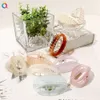 Ellipse Transparent Hair Claw Ribbon Women Solid Plastic Crab for Hair Strong Bit Force Hair Clamp Hairpin Accessories 1947