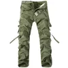 Herrbyxor mode militära lastbyxor män byxor overalliserar casual baggy armé last byxor män plus storlek multi-pocket taktiska byxor 230316