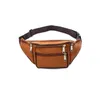 Portefeuilles haute qualité mode sac à bandoulière sacs à main hommes en cuir véritable taille Fanny Pack hanche sac à main voyage continuer pochette sacs