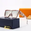 Luksusowe kwadratowe okulary przeciwsłoneczne projektant okularów przeciwsłonecznych dla kobiety okulary mody prostokąta Big Full Free Projekt dla mężczyzny Kobiety 10 Opcja Najwyższa jakość