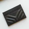 Luxe portemonnee designer portemonnee heren portemonnee doos tassen lederen laptoptas portemonnee echt leer tier spiegel kwaliteit dames zwarte gewatteerde portemonnee dame creditcard