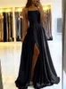 Casual Dresses Elegant Women Maxi Beach Satin Dress Sexig ben slitspett Lace Up Evening Prom Gown Justerbara remmar Brudtärklänningar W0315