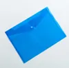 A4 Document File Bags with Snap Button transparent Filing Envelopes Plastic files paper Folders SN4109