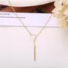 Pendant Necklaces WUKALO Fashion Casual Chocker Necklace Personality Infinity Cross Gold Color Choker On Neck Women Jewelry