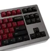 1セットGMK Pro Red Samurai 168 Keys Cherry Profile PBT Keycap英語カスタムパーソナリティキーキャップの機械キーボード61/64