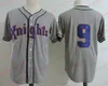 Ed 9 Roy Hobbs Jersey New York Knights Baseball Jersey 10 Biggie Bad Boy Film Jerseys Günstig