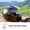 Motorcycle Helmets 10 Pcs Potable Lovely Dragonfly Suction Cup Decor Helmet For Kids Child