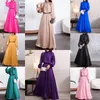 Vêtements ethniques 2 pièces correspondant costume haut et jupe Abaya Dubaï Turquie arabe hijab robe islamique femmes ensembles musulmans ensembles musulmans