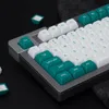 Double coup Msa Keycap 150 touches anglais personnalisé personnalité Keycaps pour clavier mécanique vert blanc plateau de jeu 64/68/84/104