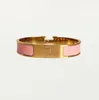 Klassieke designer armband stalen armband luxe merk 18K roségouden armbanden damesarmband 12 mm breed met geschenkzakje