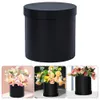 Gift Wrap Box Flower Gift Boxes Round Packaging Paperboard Bouquet Paper Presents Case Lids Wedding Flowers Rose Wrapping Florist Storage 230316