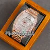 TWF V2 Cintree Curvex Автоматические мужские часы розового золота