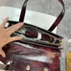 이브닝 가방 가방 유럽 및 미국 패션 악어 패턴 광장 어깨 어깨 크로스 바디 정품 가죽 대기업 핸드백