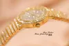Wristwatches Rose Gold Female Lady Watch High-Grade Fully-jewelled Designer Diamand Women's 2023 Bracelet Hand WristWatch