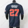 Maillot de baseball de l'équipe américaine 2023 Mike Trout Bobby Witt Jr. Nolan Arenado Cortes Clayton Kershaw Realmuto Mookie Betts Trea Turner Cedric Mullins Schwarber Alonso Smith