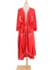 Damen Bademode Strand Cover Up für Frauen Stickerei Blume selbst Gürtel Kimono asymmetrische Sommerkleider Badeanzug 2023 Beachwear