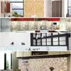 Wall Stickers Mosaic Tile Peel And Stick Self Adhesive Backsplash DIY Kitchen Bathroom Home Sticker 3D