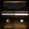 LED Strips Motion Sensor Under Cabinet Light Hand Scan LED Night Light Stepless Dimming Closet Kitchen Usb Rechargeable Desk Night Lamp P230315