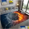 Carpets Car Motorcycle Dashboard Carpet Rug 3D Printing Creative Door Large Mat Bathmat For Living Room Bedroom Entrance Drop Delive Dhdq4