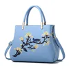 Vrouwen handtassen portemonnees pu lederen bakken tas bovenste hekhouwerij crossbodybag lady hanshoulder tassen dbag sky blauw