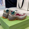 Tasarımcı Sneakers Rhyton Günlük Ayakkabılar Marka Bağbozumu Platform Ayakkabı Erkek Kadın Renkli Baba Sneaker Yeni Yıl Özelleştirme Runner Eğitmenler