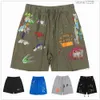 2023 Zuma Sweat Shorts French Gym Galleryse De pts Mens Casual Sports Shorts Pants Designer Colorful Ink-jet Hand-painted French Classic