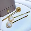 Hair Clips 8-9mm Natural Freshwater Pearl Pin Handmade Elegant Barrettes DIY Jewelry