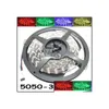 LEDストリップ100 mメートル柔軟な12VストリップライトRGB 5M 16FT 5050 SMD 300 LED 44Key IRリモートコントローラーDHS Express Drop De Dhaun