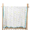 Quilts Kangobaby #My Soft Life# 4 Layers Thicker Bamboo Cotton Baby Swaddle Blanket born Muslin Wrap Infant Quilt Stroller Cover 230316