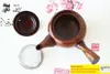 TEAPOT de madeira japonês estilo pote de chá vintage Fu conjunto de buchas de alça longa com ferramenta de chá de filtro com filtro