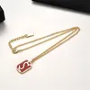 Drop Dangle Long Lady Necklaces Circle Slide Letter Combination Pendant Necklaces Women Light Adjustable Jewelry with Box