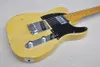 12 Strings Relic Guitar Guitar com bordo amarelo Artlet Black Pickguard pode ser personalizado