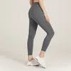 LU wyrównaj legginsy do jogi nagie uczucie wysokiej talii spodnie sportowe damskie oddychające treningowe bezszwowe spodnie typu Scrunch Gym Legging