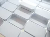 Scatole portaoggetti Contenitori Dimensioni 95 * 60 * 21mm piccola scatola di latta rettangolare con doppio rivestimento di colore bianco scatola di latta di menta scatola di latta di caramelle in metallo 230314