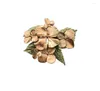 Broches CSxjd 2023 Véritable Version Métal Bronze Grand Hortensia Broche Vintage Accessoires De Mariage Pour Femmes