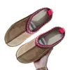 Tasman Terlik Tasarımcı Slaytlar Erkek Kadınlar Tazz Ayakkabı Avustralya Mini Platform Botlar Moda Chesnut Kalın Sole Fashion Sliders Eu43