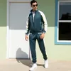 Men's Tracksuits Suad Suor Suit Casual Manga longa 2 peças roupas esportivas de corrida