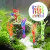 Decorative Flowers Tank Water Decor Artificial Aquarium Aquatic Simulation Fake Ornament Adornment Adorn Landscaping Decorations