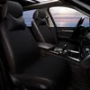 新しい亜麻カーシートカバープロテクターリネンフロントリアバックジェネラルクッション保護パッドマットオートインテリア車両トラックSUVバン
