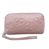 Cosmetic Bags Female Real Cowhide Leather Bag Women Clutch Mobile Phone Ladies Party Handbag Evening Make Up Pocket Purse