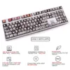 108 teclas Ahegao Anime japonés PBT DYE-SUB Keycap OEM perfil inglés personalidad teclas personalizadas para teclado mecánico