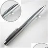 Tükenmez Kalemler Monte Dağı Lüks Fl Metal Kalem 0.7Mm Siyah Mürekkep Jel Kırtasiye İş Ofis İmza Malzemeleri Hediyeler Damla Teslimat S Dhflp