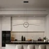 Smart Illumination L100cm Creatieve moderne LED -hanglampen Hlanging Lamp voor eetkamer woonkeuken 85265V Home Alexa 230316